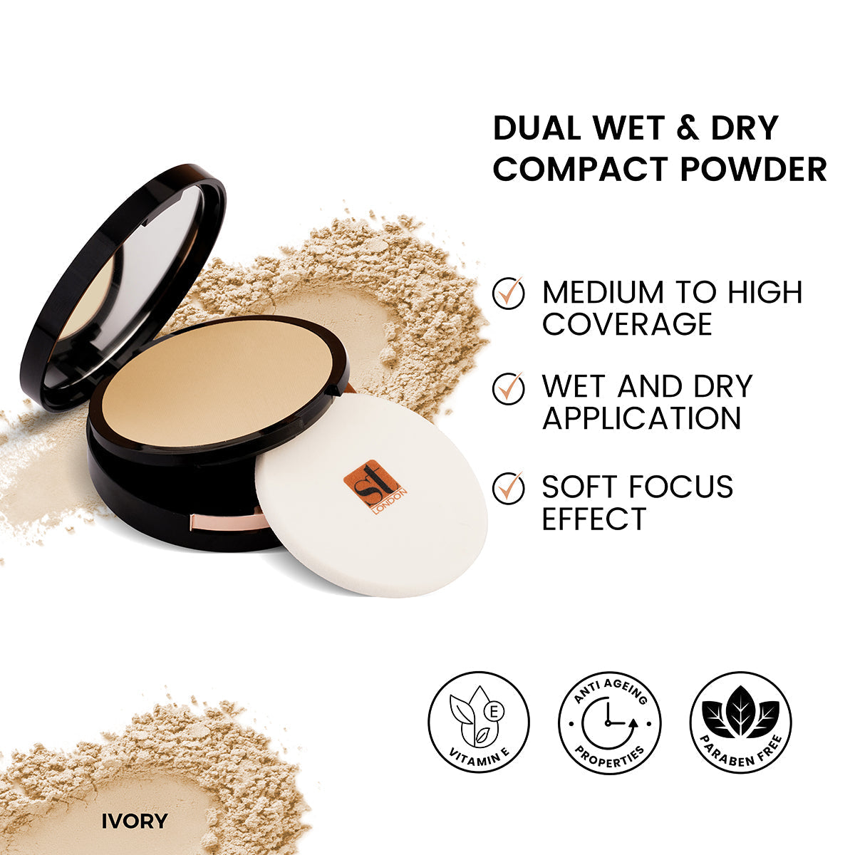 Dual Wet & Dry Compact Powder