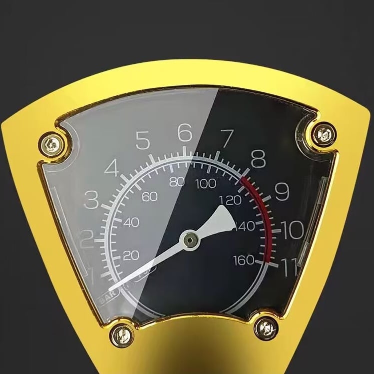 High-Pressure Foot Pump with Gauge