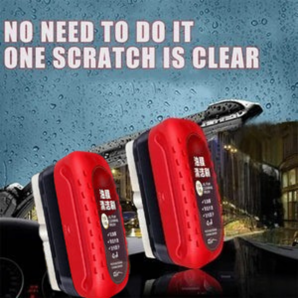 Pack of 2 - Glass Cleaner Polish Brush